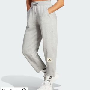 Adidas French Terry Barrel-leg Pants